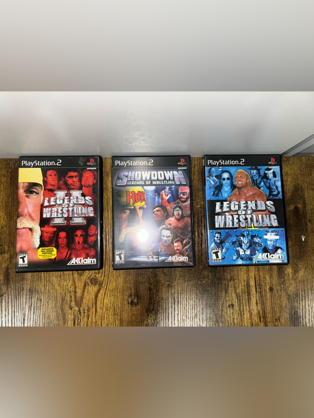 Lot #10 - PS2 Legends Of Wrestling Bundle